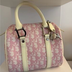 Dior Pink Trotter Boston Bag - SOLD